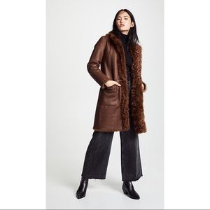 Vince Reversible Shearling Coat